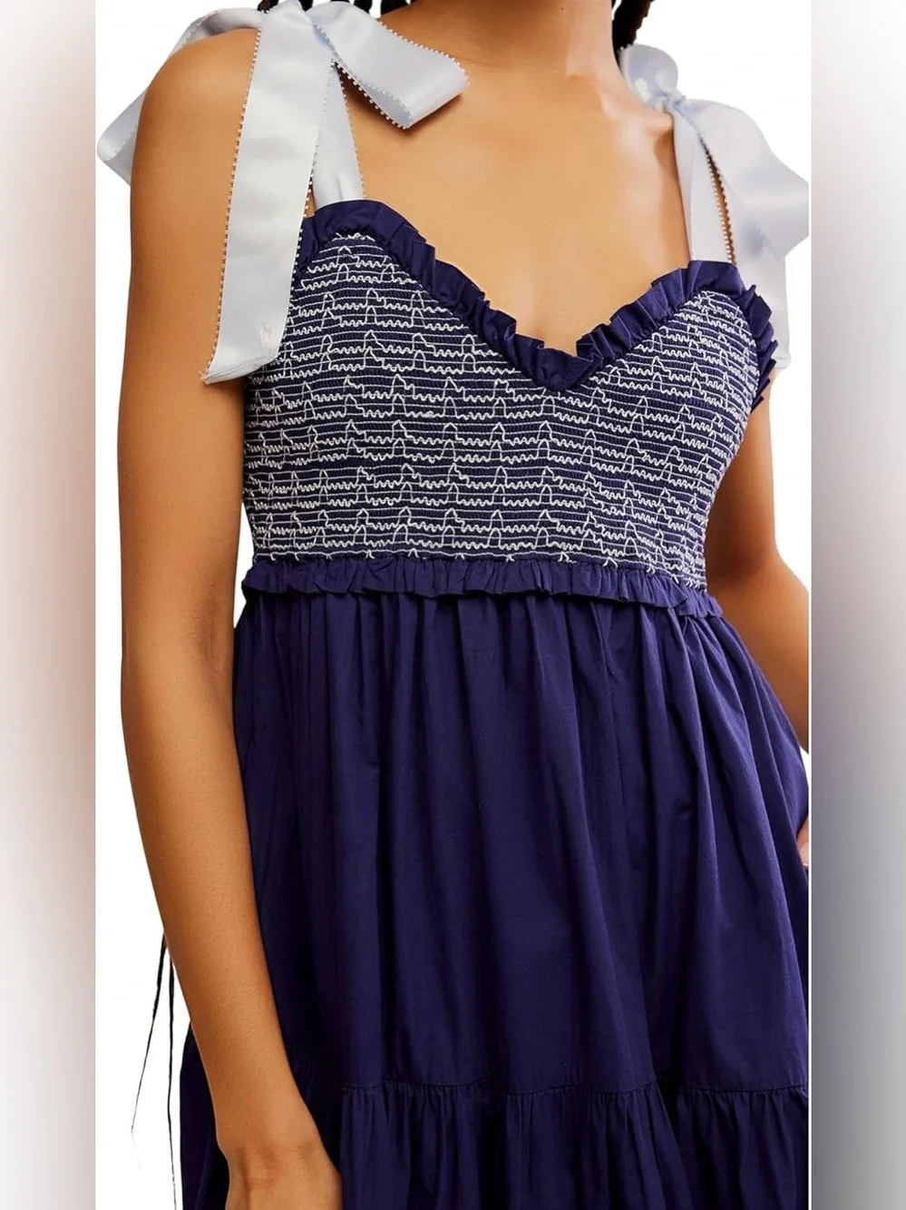 Free People Bluebell Solid Maxi Dress in Eclipse Medium New With Tags
